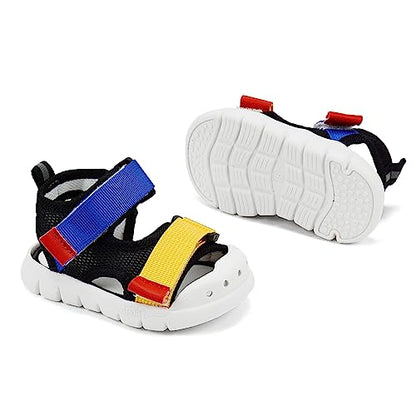 OAISNIT Baby Boys Girls Sports Sandals Lightweight Anti-Slip Rubber Sole Beach Aquatic Water Shoes Summer Toddler First Walking Shoe