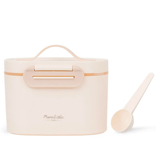 MomnLittle Baby Formula Dispenser Container 8.8oz 6.1oz Portable Formula Dispenser Container with Scoop and Carry Handle for Travel Outdoor Activities for Baby Infant