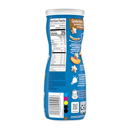 Gerber Baby Snacks Puffs Variety Pack, Banana & Strawberry Apple, 1.48 Ounce - 2 count of four packs, Package may vary, 1.48 Ounce (Pack of 8)