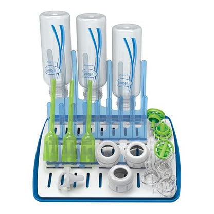 Dr. Brown's Folding Baby Bottle Drying Rack for Easy Storage, Dry Nipples, Pacifiers and Other Baby Essentials, BPA-free