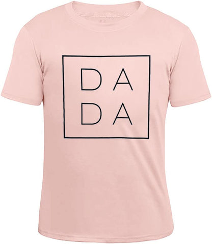 MNLYBABY Dad Shirts for Men Funny DADA Letter Print Graphic Tshirts Father Daddy Papa Gifts Tee Tops