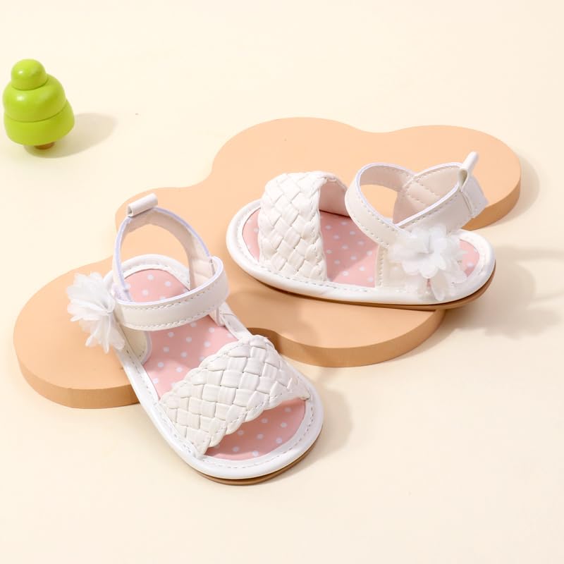 Infant Boys Girls Sandals, Summer Baby Rubber Soles Non-Slip PU Leather Sandals, Newborn Toddler Prewalker First Walking Beach Outdoor Shoes,Infant Toddler Unisex Summer Shoes for babies