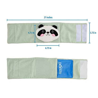 Dr. Brown's Infant Gripebelt Heated Belly Band, Soothe Baby's Tummy with Gentle Warmth and Compression, Hedgehog, 0m+