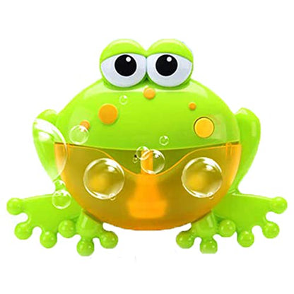 Bear Bubble Maker for Bath, Foam Blower Bubbling Making Machine, Nursery Rhyme Musical Bathtub Toy for Baby Kids Happy Bath