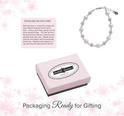 Cherished Moments Children's 14K Gold-plated or Sterling Silver Bracelet with Stardust Beads and Austrian Crystals for Babies, Infants, Toddlers, and Girls Jewelry Gifts