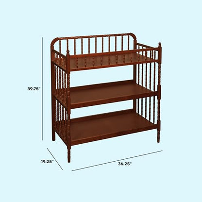 DaVinci Jenny Lind Changing Table with Pad in Rich Cherry