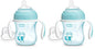 Chicco Transition Sippy Cup with Silicone Spout and Spill-Free Lid 7oz.| Calibration Markings | Removable Handles | Top-Rack Dishwasher Safe | Easy to Hold with Ergonomic Indents | Pink| 4+ Months
