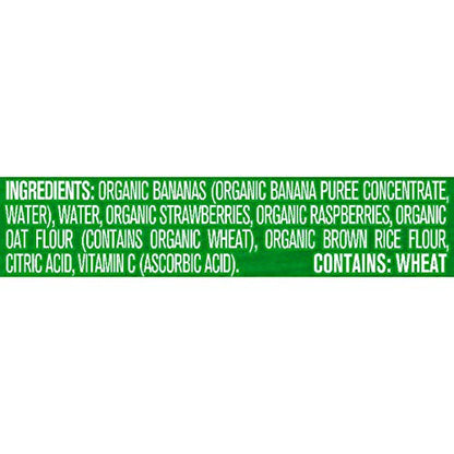 Gerber Organic Baby Food Pouches, Toddler, Banana Raspberry Yogurt Vanilla, 3.5 Ounce (Pack of 12)