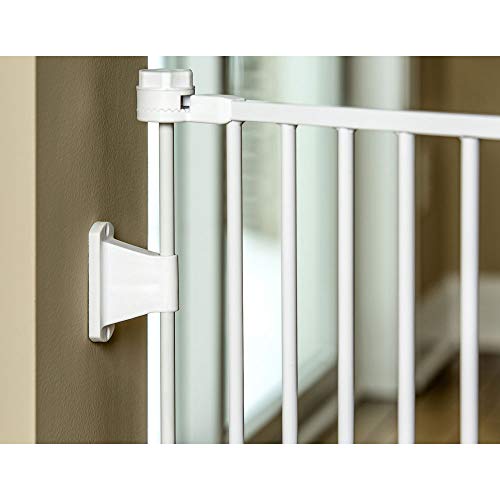 Regalo 192-Inch Super Wide Adjustable Baby Gate and Play Yard, Black, 4-in-1, Bonus Kit, Includes 4 Count (Pack of 1) of Wall Mounts