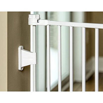 Regalo 192-Inch Super Wide Adjustable Baby Gate and Play Yard, Black, 4-in-1, Bonus Kit, Includes 4 Count (Pack of 1) of Wall Mounts