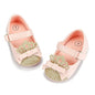 Meckior Infant Baby Girls Soft Sole Bowknot Princess Wedding Dress Mary Jane Flats Prewalker Newborn Light Baby Sneaker Shoes