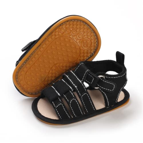 Miamooi Infant Baby Boys Girls Summer Beach Sandals Non Slip Soft Rubber Sole Toddler Outdoor Closed-Toe First Walker Shoes