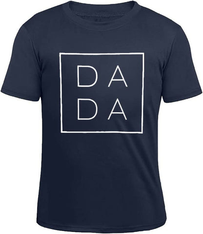 MNLYBABY Dad Shirts for Men Funny DADA Letter Print Graphic Tshirts Father Daddy Papa Gifts Tee Tops