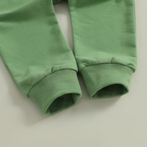 Fernvia Baby Boy Fall Winter Clothes Toddler Kids Solid Outfits Vehicle Long Sleeve Sweatshirt Tops + Joggers Pants Set