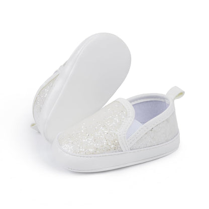 Morbido Infant Baby Boys Girls Canvas Sneaker Toddler Slip On Anti Skid Newborn First Walkers Candy Shoes for 0-18 Months