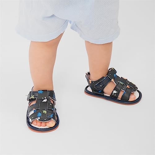 Miamooi Infant Baby Boys Girls Summer Beach Sandals Non Slip Soft Rubber Sole Toddler Outdoor Closed-Toe First Walker Shoes