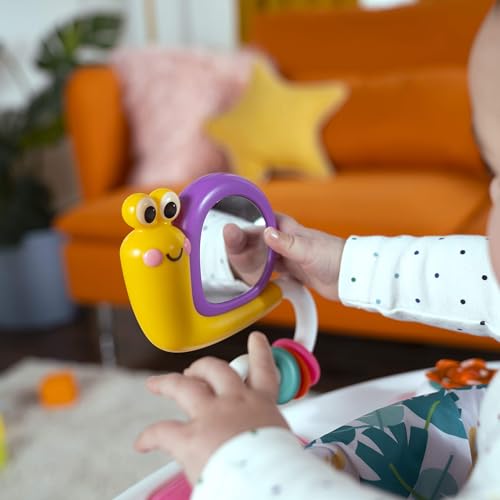 Bright Starts Bounce Bounce Baby 2-in-1 Activity Center Jumper & Table - Playful Pond (Green), 6 Months+