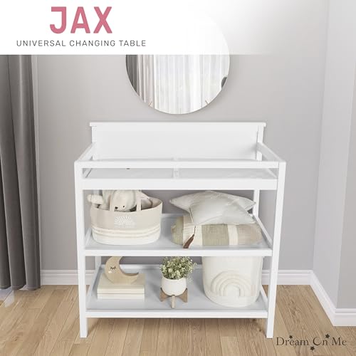 Dream On Me Jax Universal Changing Table, White , 34x20x40 Inch (Pack of 1)