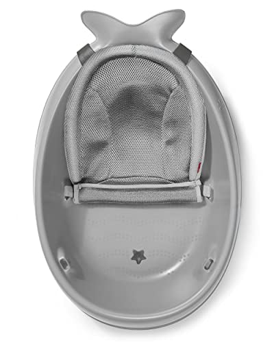 Skip Hop Baby Bath Tub 4-in-1 Grow with Baby Infant to Toddler , White