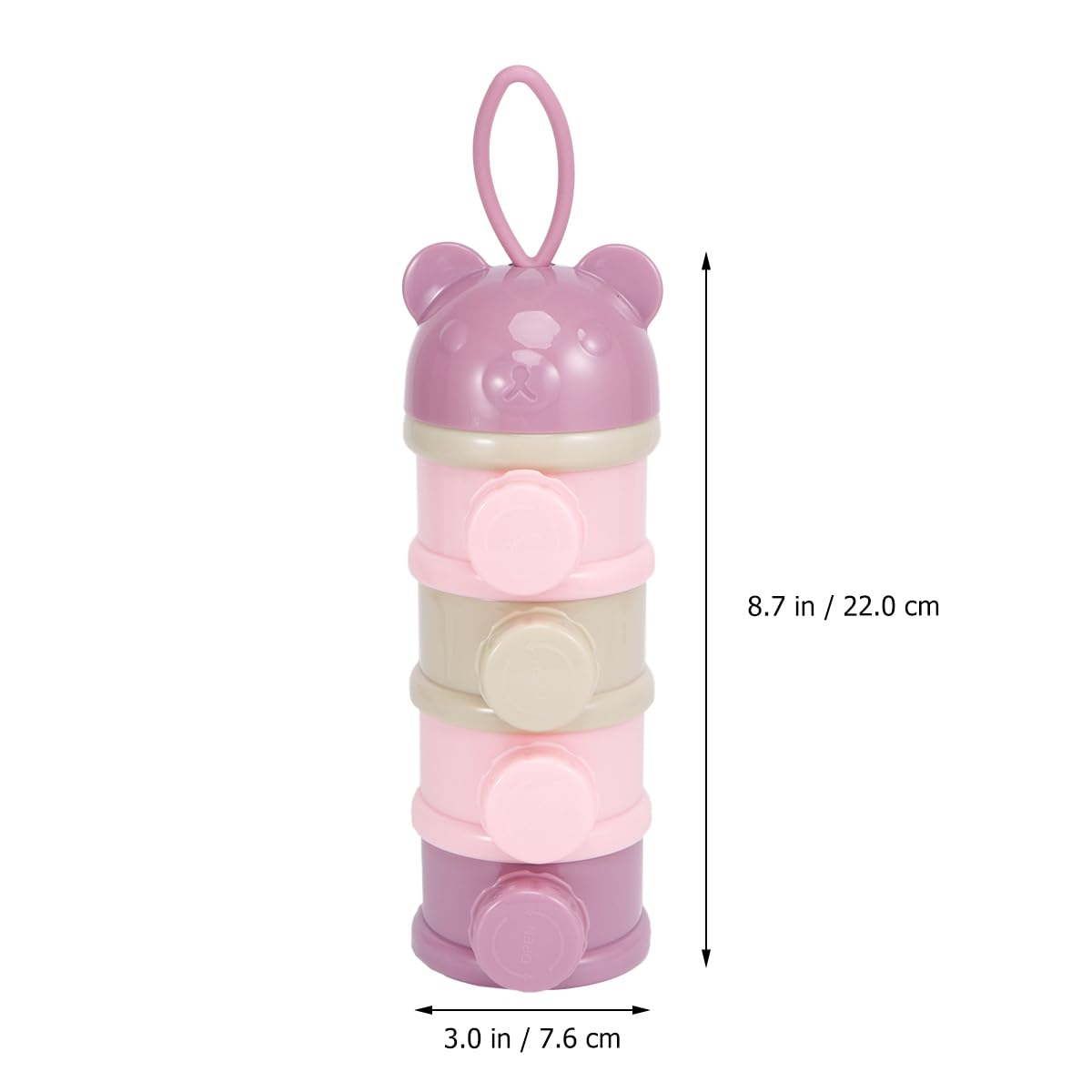 2pcs Baby Formula mam Baby Bottles Baby Formula containers for Travel Formula Dispenser Newborn Milk Powder Dispenser Packaging Container Baby Feeding Tool Milk Powder Box