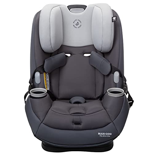 Maxi-Cosi Pria All-in-One Convertible Car Seat, Rear Facing Car Seat for Infants from 4-40 lbs, Forward Facing Car Seat up to 100 lbs in Booster Seat Mode, Rose Pink Sweater