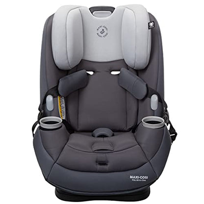 Maxi-Cosi Pria All-in-One Convertible Car Seat, Rear Facing Car Seat for Infants from 4-40 lbs, Forward Facing Car Seat up to 100 lbs in Booster Seat Mode, Rose Pink Sweater