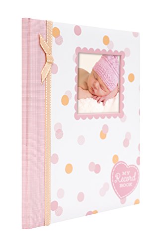 Bird Photo Album, Memory Keepsake Babybook, Gender-Neutral Baby Accessory for New and Expecting Parents, Pink