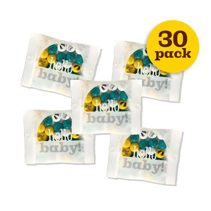 M&M'S World It's A Boy Milk Chocolate Candy 2lb Bag with White and Blue M&M'S for Baby Boy Showers Gender Reveal Parties and Baby Celebration Favors