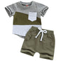 Mubineo Infant Toddler Baby Boy Summer T Shirt Shorts Outfits Short Sleeve Tee Tops Clothes Set