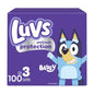 Luvs Size 1 Baby Diapers, Platinum Protection Bluey Diapers for Day & Night, Size 1, 294 Count (Packaging May Vary)