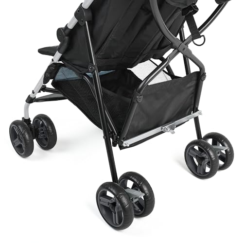 Summer by Ingenuity 3D Mini Convenience Stroller – Lightweight Stroller with Compact Fold, Multi-Position Recline, Canopy with Pop Out Sun Visor and More – Umbrella Stroller for Travel, Pink