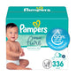 Pampers Baby Wipes Aqua Pure, 99% water-based wipes, Hypoallergenic and Unscented Infant Wipe, 896 Total (16 Flip-Top Packs)
