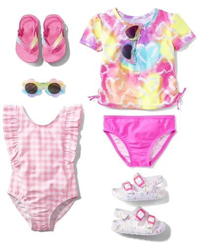 The Children's Place Girl's Baby Toddler Everyday Slide Sandals with Backstrap