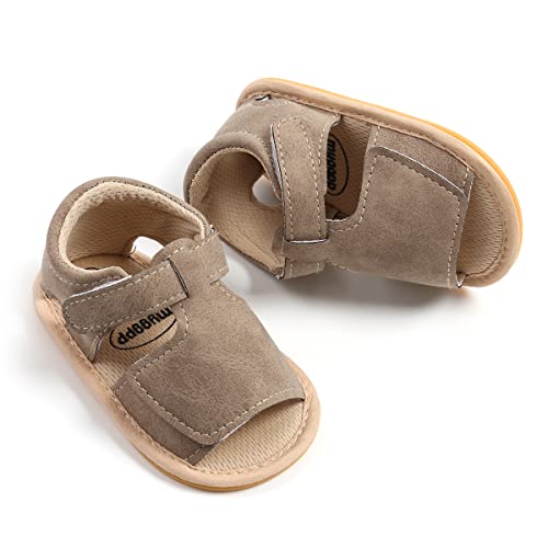 GAISUMMI Baby Girls Sandals Summer Bowknot Infant Crib Shoes Toddler Pu Leather Soft Rubber Sole First Walkers