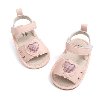 HsdsBebe Baby Girls Sandals Bohemia Flower Bow Soft Sole Toddler First Walkers Beach Summer Shoes
