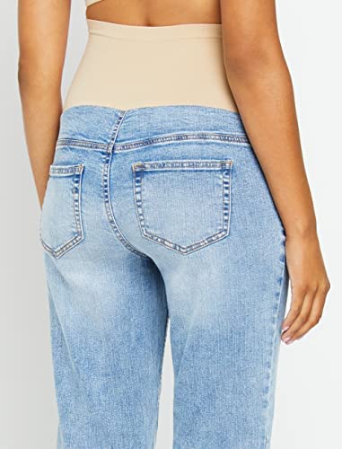 Motherhood Maternity Women's Stretch Secret Fit Over The Belly Straight Leg Pregnancy Jeans