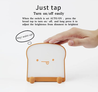 Cute Dinosaur Night Light, Brightness Adjustable Baby Bedside Night Lamp USB Recharging, Nursery Room Decor Kids Toddlers Night Light, Dinosaur Gifts for Birthday, Christmas, Green