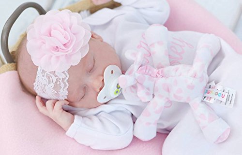 Nookums Paci-Plushies Buddies - Alligator Pacifier Holder - Adapts to Name Brand Pacifiers, Suitable for All Ages, Plush Toy Includes Detachable Pacifier