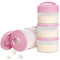 Termichy Stackable Formula Dispenser Portable Milk Powder Container, 2 Pack, Mint