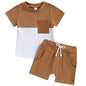 Mubineo Infant Toddler Baby Boy Summer T Shirt Shorts Outfits Short Sleeve Tee Tops Clothes Set