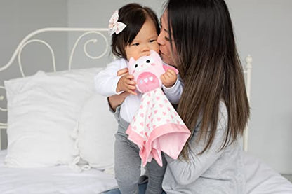 Pearhead Cloud Security Blanket, Soft Baby Lovey for Babies, Snuggle Toy Stuffed Animal, Newborn Infant and Toddler Security Toy, Baby Boy or Baby Girl Lovie, New Baby Gift, White Cloud Lovey