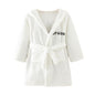 YOLIA Boys Girls Robes Kids Hooded Sleepwear Soft Fleece Bathrobes Cute Housecoat Gowns