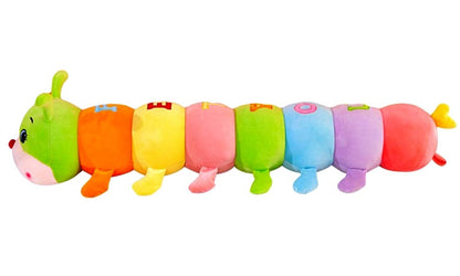 Multicolor Caterpillar Stuffed Animal Big Hugging Pillow Cute Plush Soft Pillow Doll,Giant Plush Toy,Gifts for Girl Boy Babies Birthday (59inch/150cm)