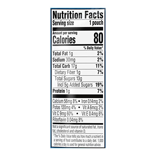 Gerber Baby Food Pouches, Toddler 12+ Months, Assorted Fruit Variety Pack, 3.5 Ounce (Set of 18)