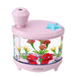 Portable Mini Humidifier, 460ml Cool Mist Small Humidifier, USB Quiet Operation Desktop Humidifiers for Baby Bedroom Travel Office Home, 2 Mist Modes (White)