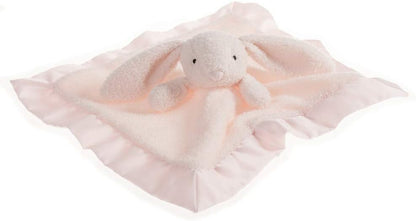 Apricot Lamb Stuffed Animals Pink Bunny Rabbit Security Blanket Infant Nursery Character Blanket Luxury Snuggler Plush Baby Lovey(Pink Bunny, 13 Inches)