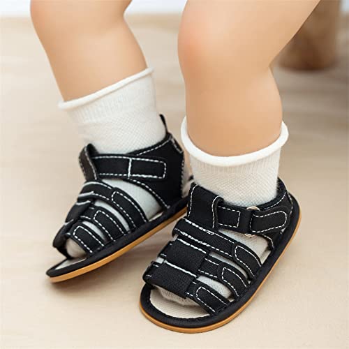 Miamooi Infant Baby Boys Girls Summer Beach Sandals Non Slip Soft Rubber Sole Toddler Outdoor Closed-Toe First Walker Shoes