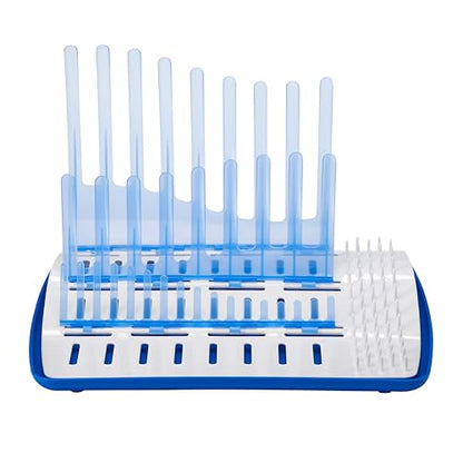 Dr. Brown's Folding Baby Bottle Drying Rack for Easy Storage, Dry Nipples, Pacifiers and Other Baby Essentials, BPA-free