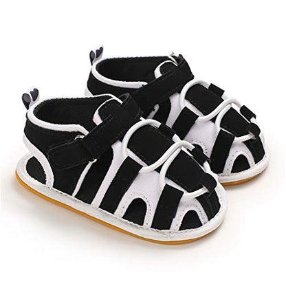 Baby Girls Boys Summer Sandals Unisex Infant Premium Soft Anti-Slip Rubber Sole Toddler Outdoor Beach Walking Shoes