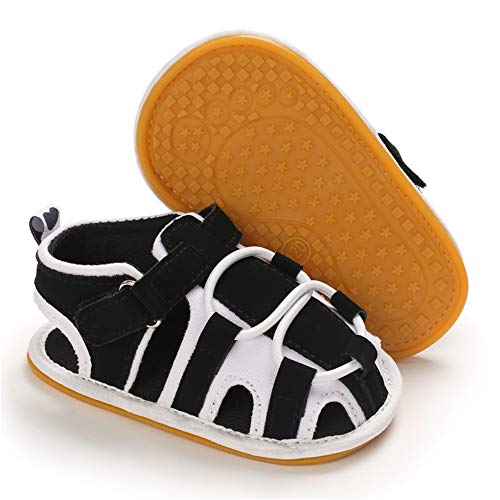 Baby Girls Boys Summer Sandals Unisex Infant Premium Soft Anti-Slip Rubber Sole Toddler Outdoor Beach Walking Shoes